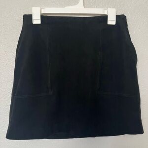 Banana Republic black mini skirt